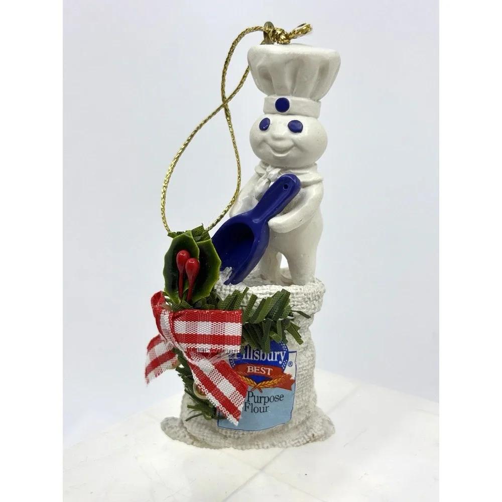 Vtg Pillsbury Doughboy Christmas Ornament 2001 Collectible